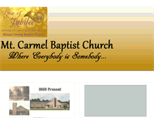 Tablet Screenshot of mtcarmeldale.org